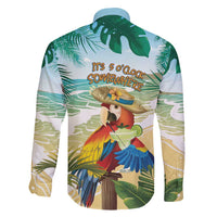 Aloha Hawaii It's 5 o'clock Somewhere Family Matching Off Shoulder Short Dress and Hawaiian Shirt LT7 - Polynesian Pride