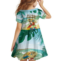 Aloha Hawaii It's 5 o'clock Somewhere Family Matching Tank Maxi Dress and Hawaiian Shirt LT7 - Polynesian Pride