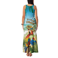 Aloha Hawaii It's 5 o'clock Somewhere Family Matching Tank Maxi Dress and Hawaiian Shirt LT7 - Polynesian Pride