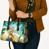 Aloha Hawaii It's 5 o'clock Somewhere Leather Bag - Polynesian Pride