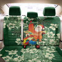 Moss Green Tropical Christmas Hawaii Tapa Back Car Seat Cover Aloha Santa Drink Party LT7 - Polynesian Pride