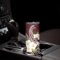 Felis Pasgua Guam Skinny Tumbler Christmas Sihek Kingfisher with Guasali LT7 - Polynesian Pride