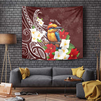 Felis Pasgua Guam Tapestry Christmas Sihek Kingfisher with Guasali LT7 - Polynesian Pride