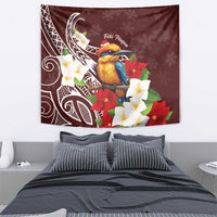 Felis Pasgua Guam Tapestry Christmas Sihek Kingfisher with Guasali LT7 - Polynesian Pride