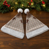 Aloha Hawaii Cowboys Paniolo Christmas Santa Hat Beige Palaka LT7 - Polynesian Pride