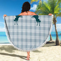 Aloha Hawaii Cowboys Paniolo Beach Blanket Teal Palaka LT7 - Polynesian Pride