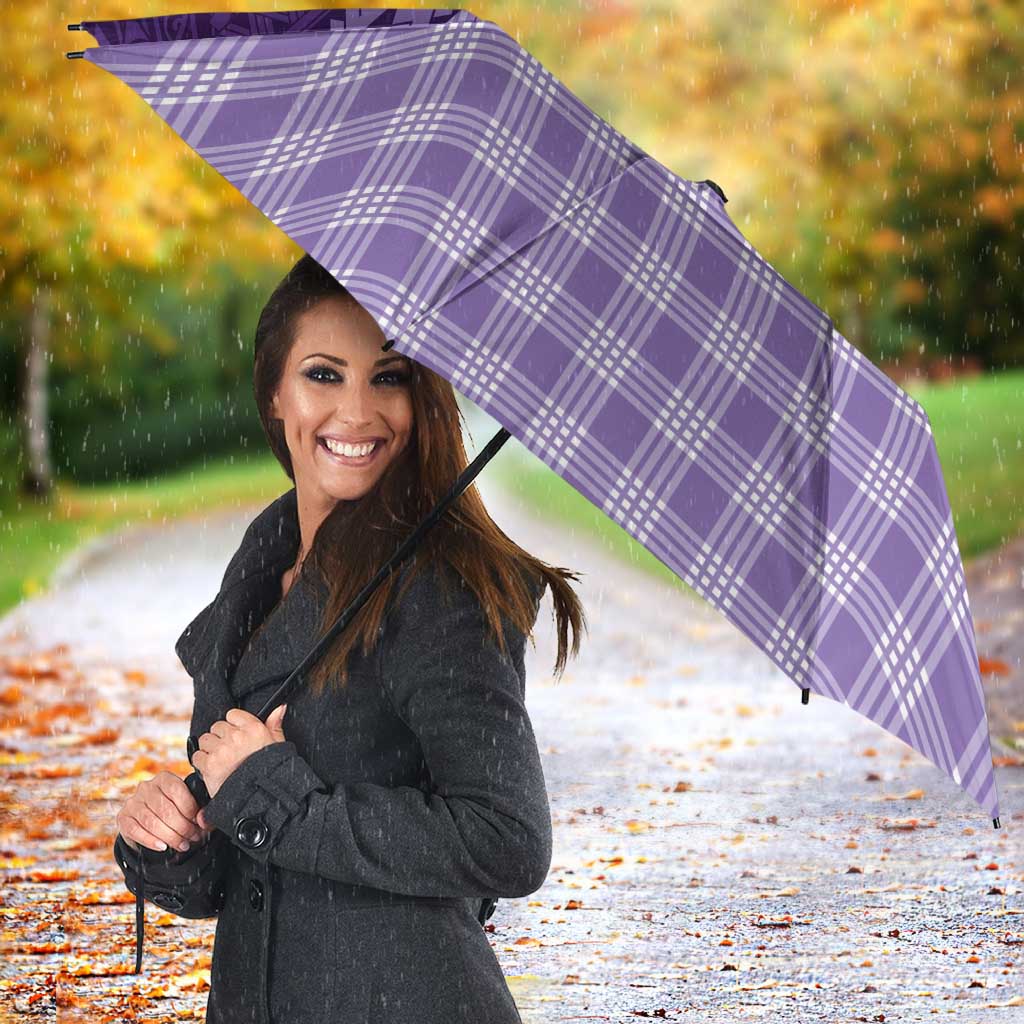 Aloha Hawaii Cowboys Paniolo Umbrella Violet Palaka - Polynesian Pride