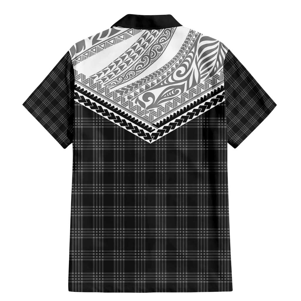 Aloha Hawaii Cowboys Paniolo Family Matching Mermaid Dress and Hawaiian Shirt Black Palaka LT7 - Polynesian Pride