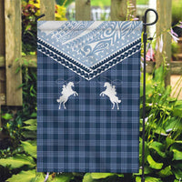 Aloha Hawaii Cowboys Paniolo Garden Flag Navy Blue Palaka - Polynesian Pride