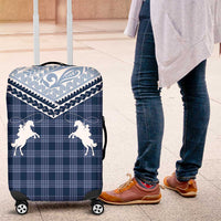 Aloha Hawaii Cowboys Paniolo Luggage Cover Navy Blue Palaka - Polynesian Pride