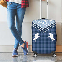 Aloha Hawaii Cowboys Paniolo Luggage Cover Navy Blue Palaka - Polynesian Pride