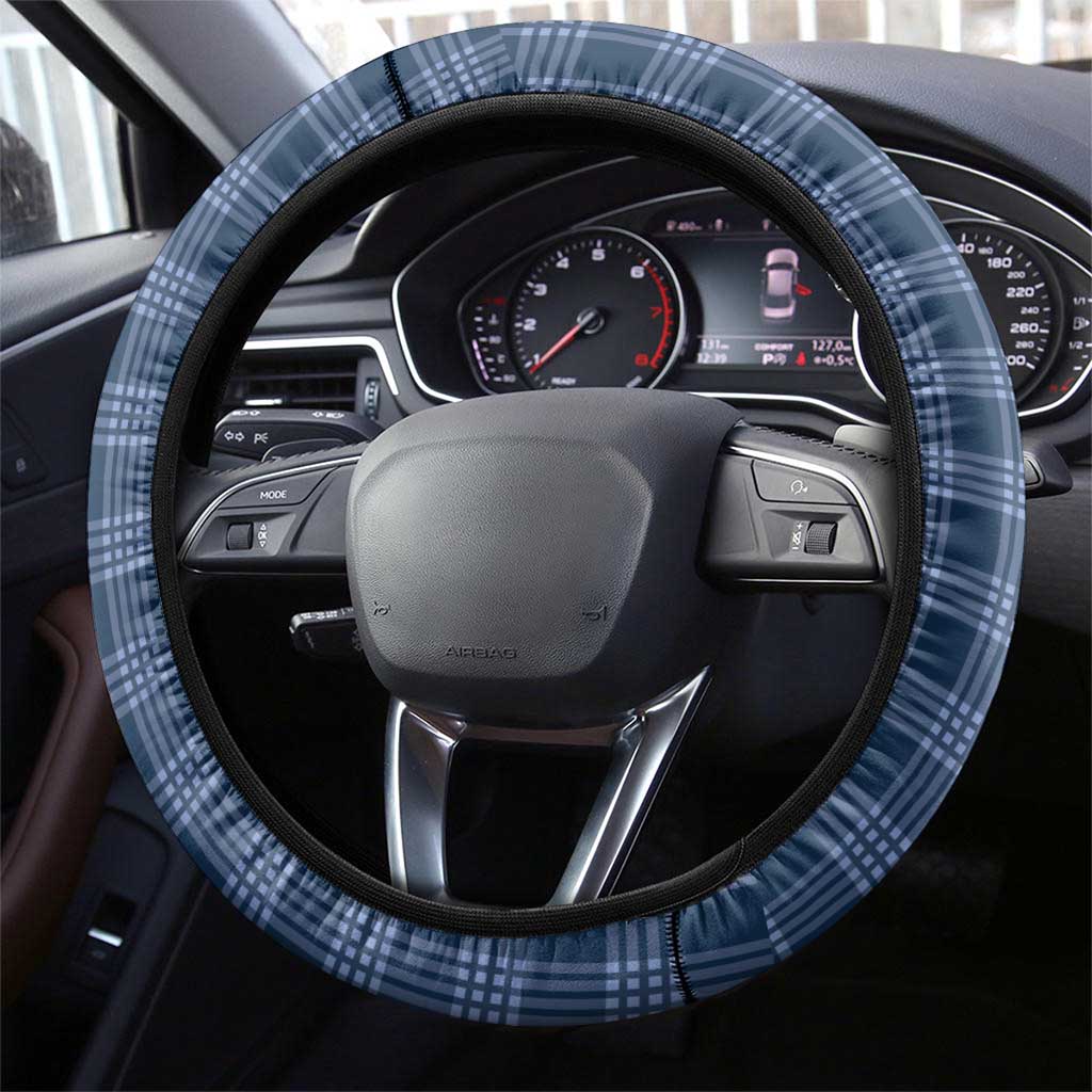 Aloha Hawaii Cowboys Paniolo Steering Wheel Cover Navy Blue Palaka - Polynesian Pride