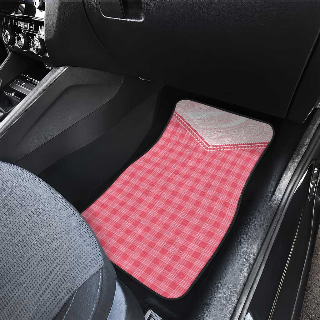 Aloha Hawaii Cowboys Paniolo Car Mats Rose Palaka LT7 - Polynesian Pride