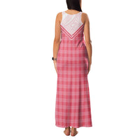 Aloha Hawaii Cowboys Paniolo Family Matching Tank Maxi Dress and Hawaiian Shirt Rose Palaka LT7 - Polynesian Pride