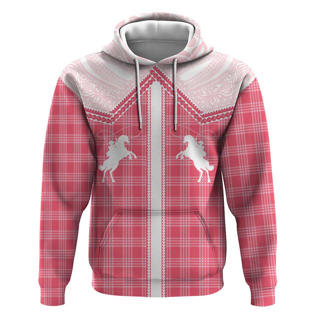 Aloha Hawaii Cowboys Paniolo Hoodie Rose Palaka - Polynesian Pride