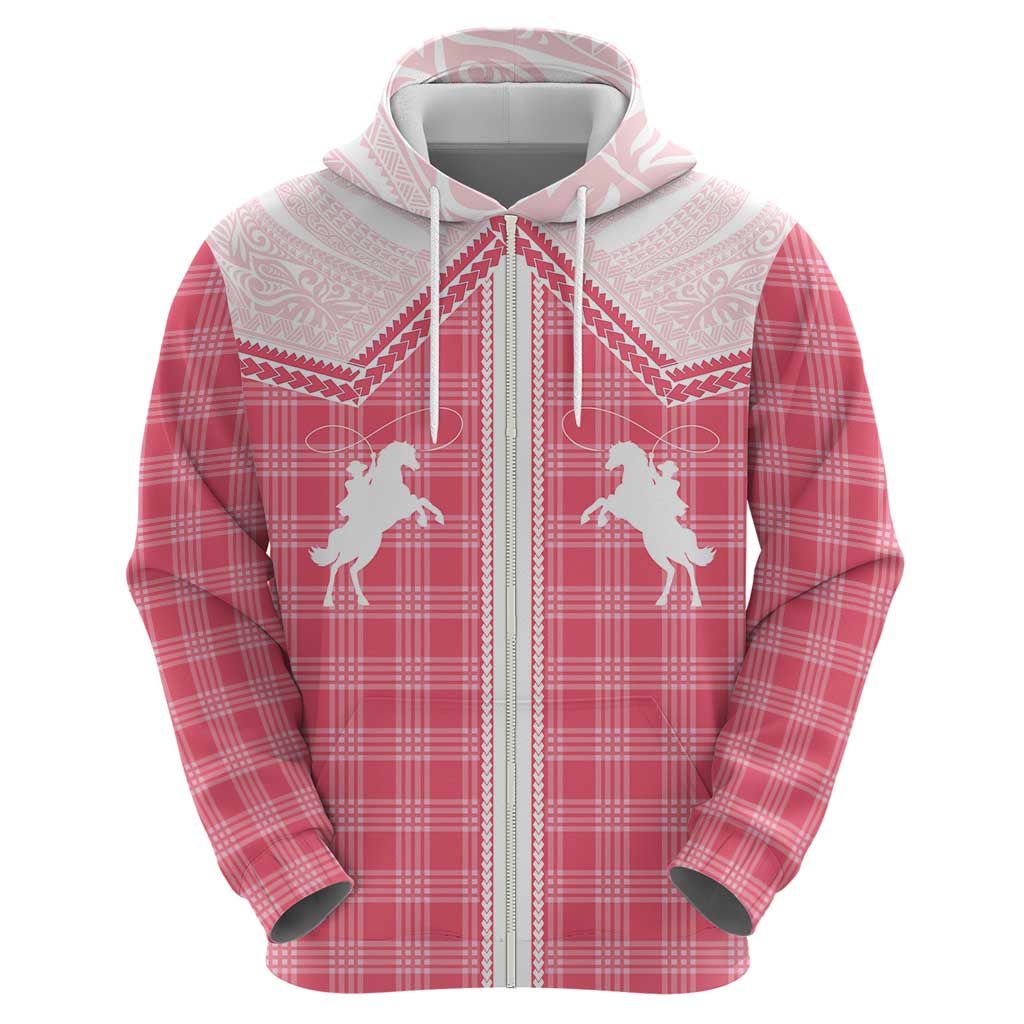 Aloha Hawaii Cowboys Paniolo Hoodie Rose Palaka - Polynesian Pride