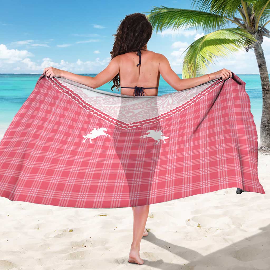 Aloha Hawaii Cowboys Paniolo Sarong Rose Palaka - Polynesian Pride