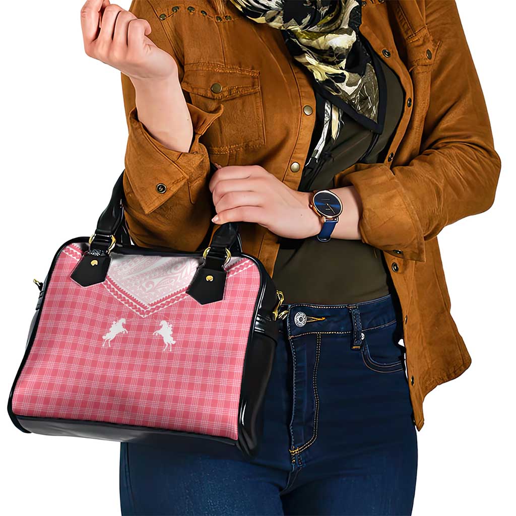 Aloha Hawaii Cowboys Paniolo Shoulder Handbag Rose Palaka - Polynesian Pride