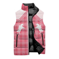 Aloha Hawaii Cowboys Paniolo Sleeveless Puffer Jacket Rose Palaka - Polynesian Pride