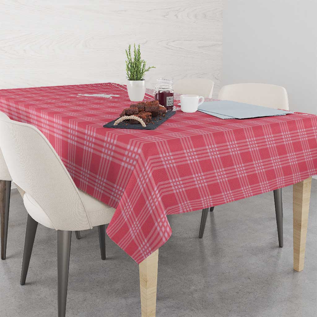 Aloha Hawaii Cowboys Paniolo Tablecloth Rose Palaka - Polynesian Pride