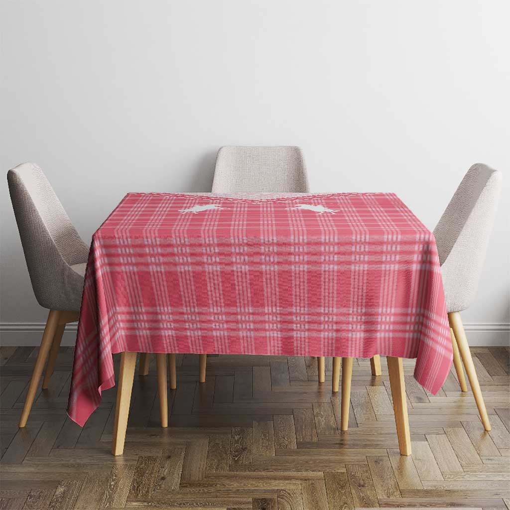 Aloha Hawaii Cowboys Paniolo Tablecloth Rose Palaka - Polynesian Pride