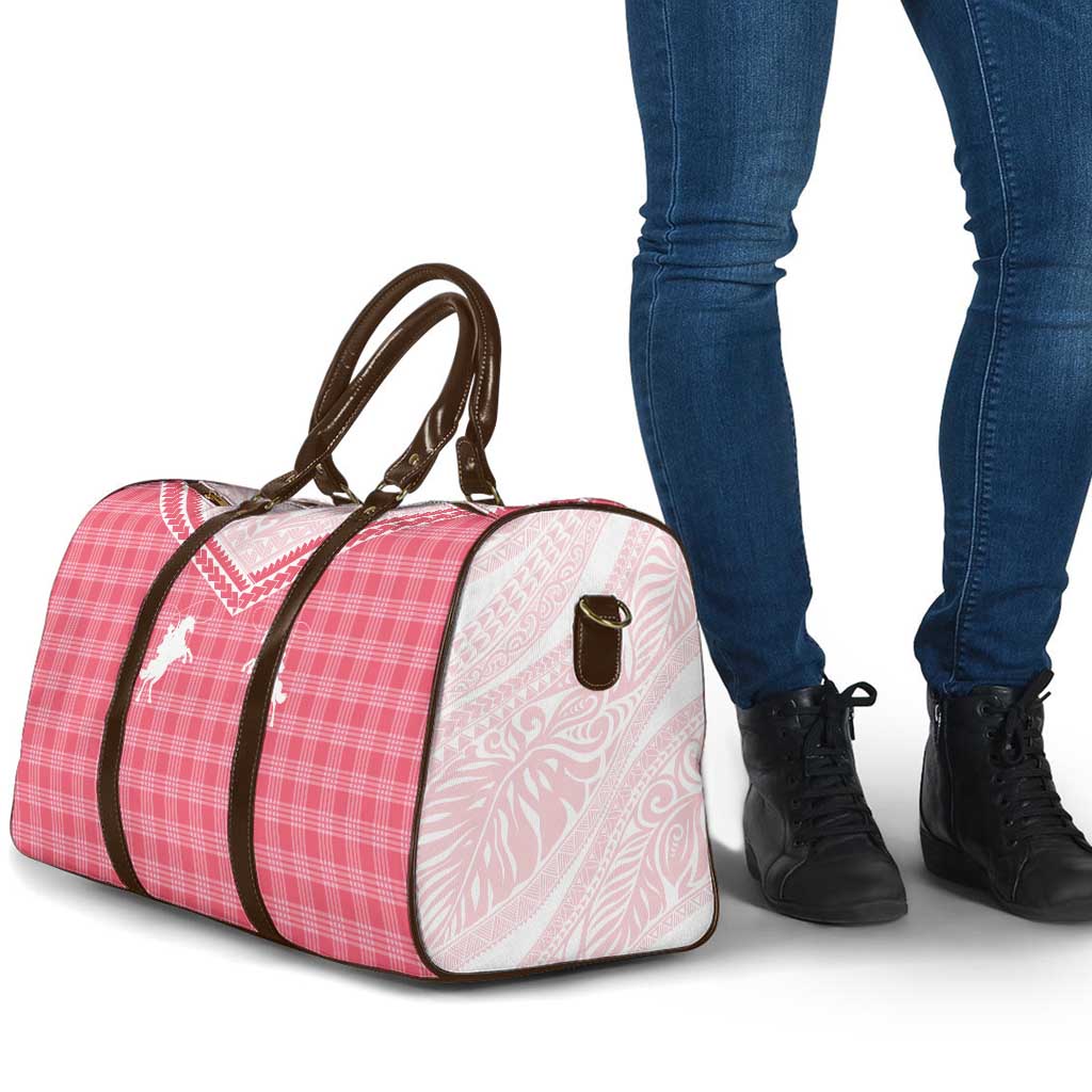 Aloha Hawaii Cowboys Paniolo Travel Bag Rose Palaka - Polynesian Pride