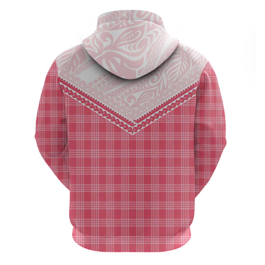 Aloha Hawaii Cowboys Paniolo Zip Hoodie Rose Palaka - Polynesian Pride