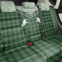 Aloha Hawaii Cowboys Paniolo Back Car Seat Cover Forest Green Palaka - Polynesian Pride