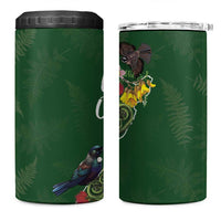Kia Ora New Zealand Floral 4 in 1 Can Cooler Tumbler Sage Green LT7 One Size: 16 oz Sage Green - Polynesian Pride