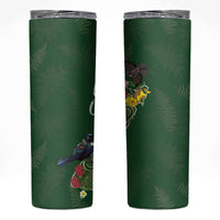 Kia Ora New Zealand Floral Skinny Tumbler Sage Green LT7 Sage Green - Polynesian Pride