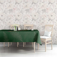 Kia Ora New Zealand Floral Tablecloth Sage Green LT7 - Polynesian Pride
