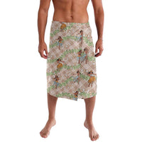 Beige Palaka Hula Girls Seamless Hawaii Aloha Lavalava LT7 Beige - Polynesian Pride