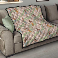 Beige Palaka Hula Girls Seamless Hawaii Aloha Quilt - Polynesian Pride