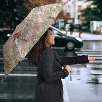 Beige Palaka Hula Girls Seamless Hawaii Aloha Umbrella - Polynesian Pride