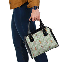 Mint Palaka Hula Girls Seamless Hawaii Aloha Shoulder Handbag - Polynesian Pride