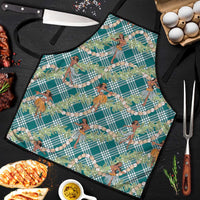 Teal Palaka Hula Girls Seamless Hawaii Aloha Apron - Polynesian Pride