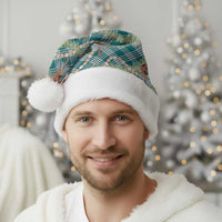 Teal Palaka Hula Girls Seamless Hawaii Aloha Christmas Santa Hat - Polynesian Pride