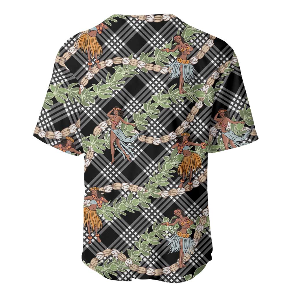 Sable Palaka Hula Girls Seamless Hawaii Aloha Baseball Jersey - Polynesian Pride