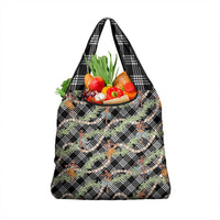 Sable Palaka Hula Girls Seamless Hawaii Aloha Grocery Bag LT7 1-pack One Size Black - Polynesian Pride