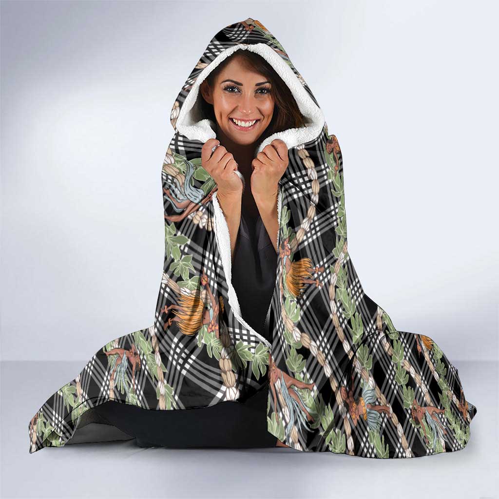 Sable Palaka Hula Girls Seamless Hawaii Aloha Hooded Blanket LT7 - Polynesian Pride