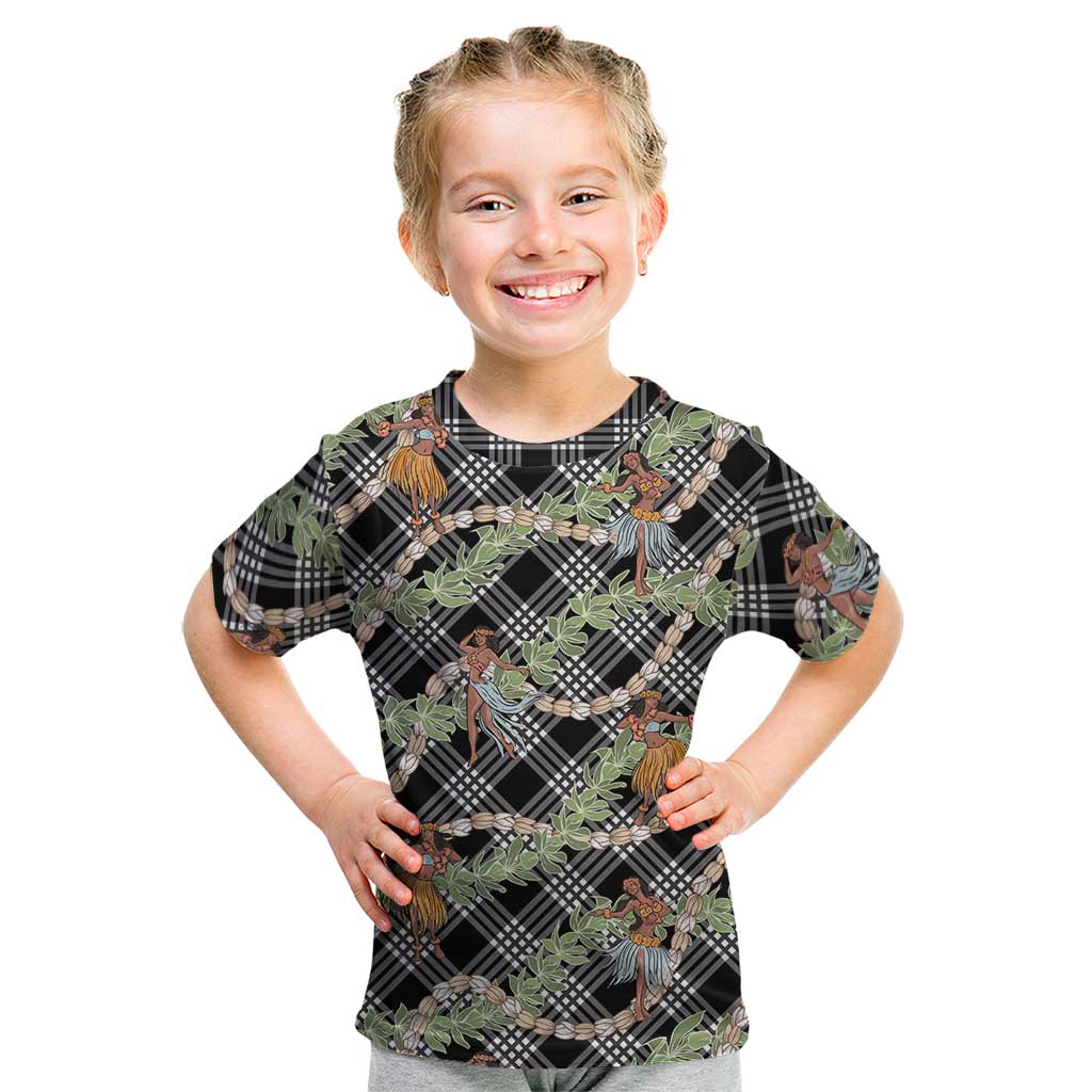 Sable Palaka Hula Girls Seamless Hawaii Aloha Kid T Shirt - Polynesian Pride