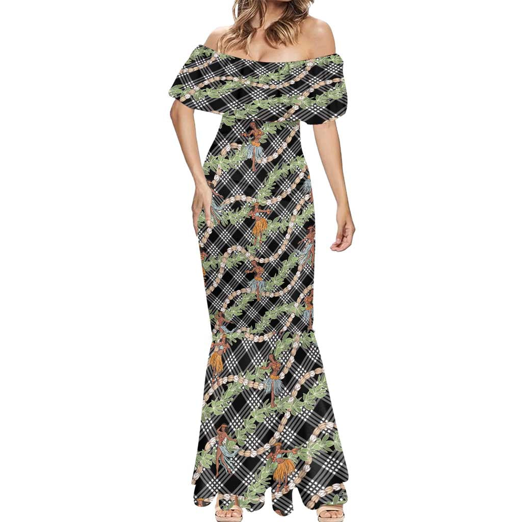 Sable Palaka Hula Girls Seamless Hawaii Aloha Mermaid Dress - Polynesian Pride