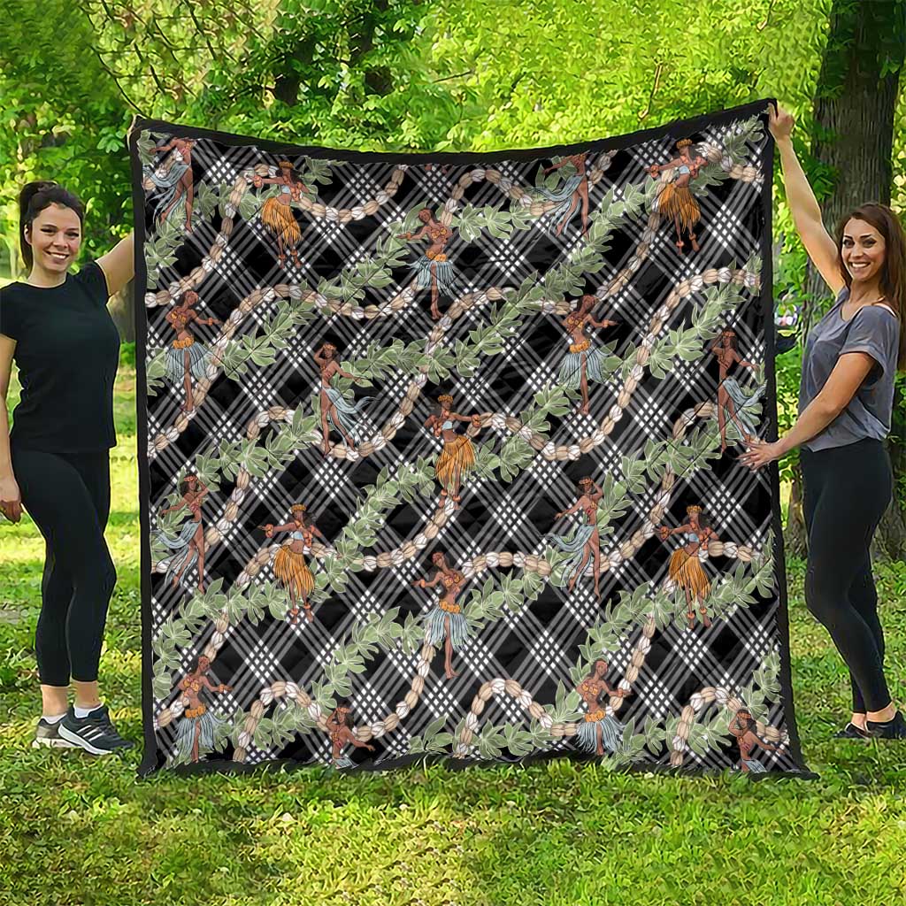 Sable Palaka Hula Girls Seamless Hawaii Aloha Quilt LT7 - Polynesian Pride