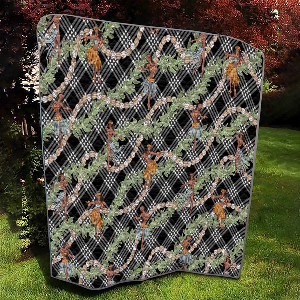 Sable Palaka Hula Girls Seamless Hawaii Aloha Quilt LT7 - Polynesian Pride