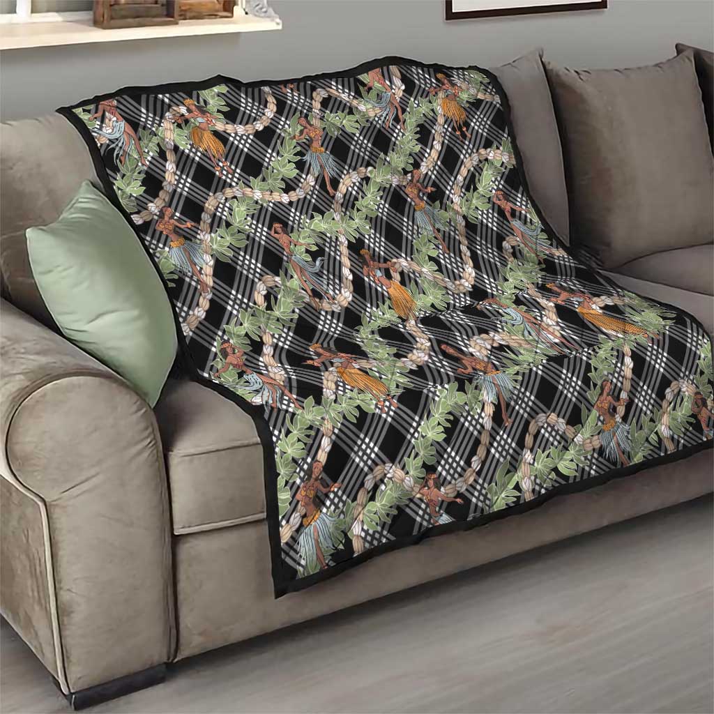 Sable Palaka Hula Girls Seamless Hawaii Aloha Quilt LT7 - Polynesian Pride