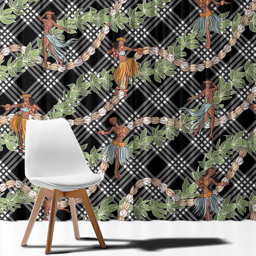 Sable Palaka Hula Girls Seamless Hawaii Aloha Window Curtain LT7 - Polynesian Pride