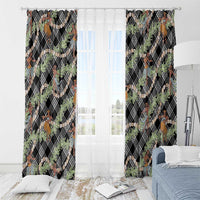 Sable Palaka Hula Girls Seamless Hawaii Aloha Window Curtain LT7 - Polynesian Pride