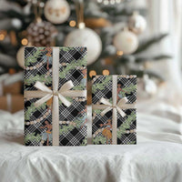 Sable Palaka Hula Girls Seamless Hawaii Aloha Wrapping Paper