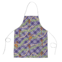 Lavender Palaka Hula Girls Seamless Hawaii Aloha Apron - Polynesian Pride