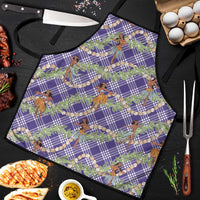 Lavender Palaka Hula Girls Seamless Hawaii Aloha Apron - Polynesian Pride